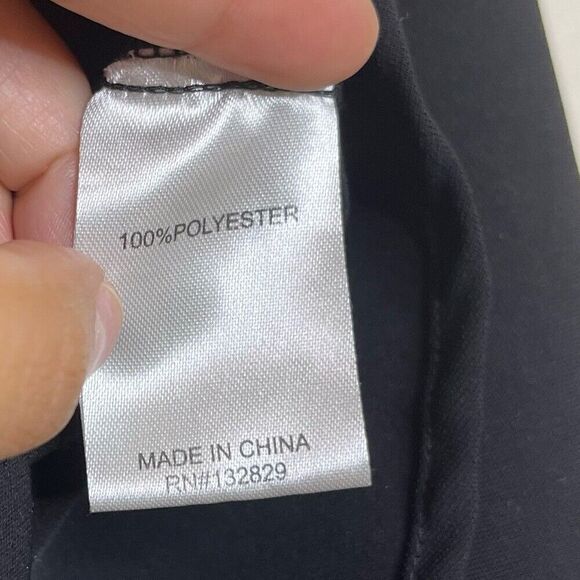 Revolve About Us Black XXS Blazer Style Wrap Blouse Long Sleeve Button Top Work - Picture 8 of 11